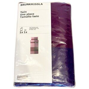 IKEA Brunkrissla Twin Duvet Cover and Pillow Sham NEW!